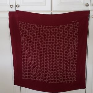 Calvin klein  Burgundy scarf